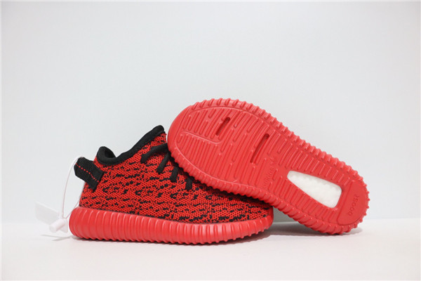 Youth Running Weapon Yeezy 350 Red Shoes 010